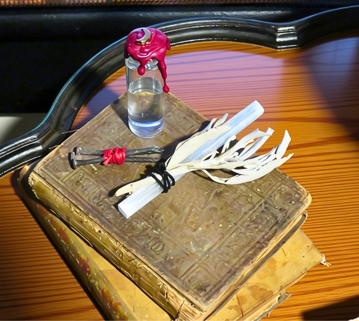 Blood Moon Water, Selenite & Fire-Passed Iron - Under The Blood Moon