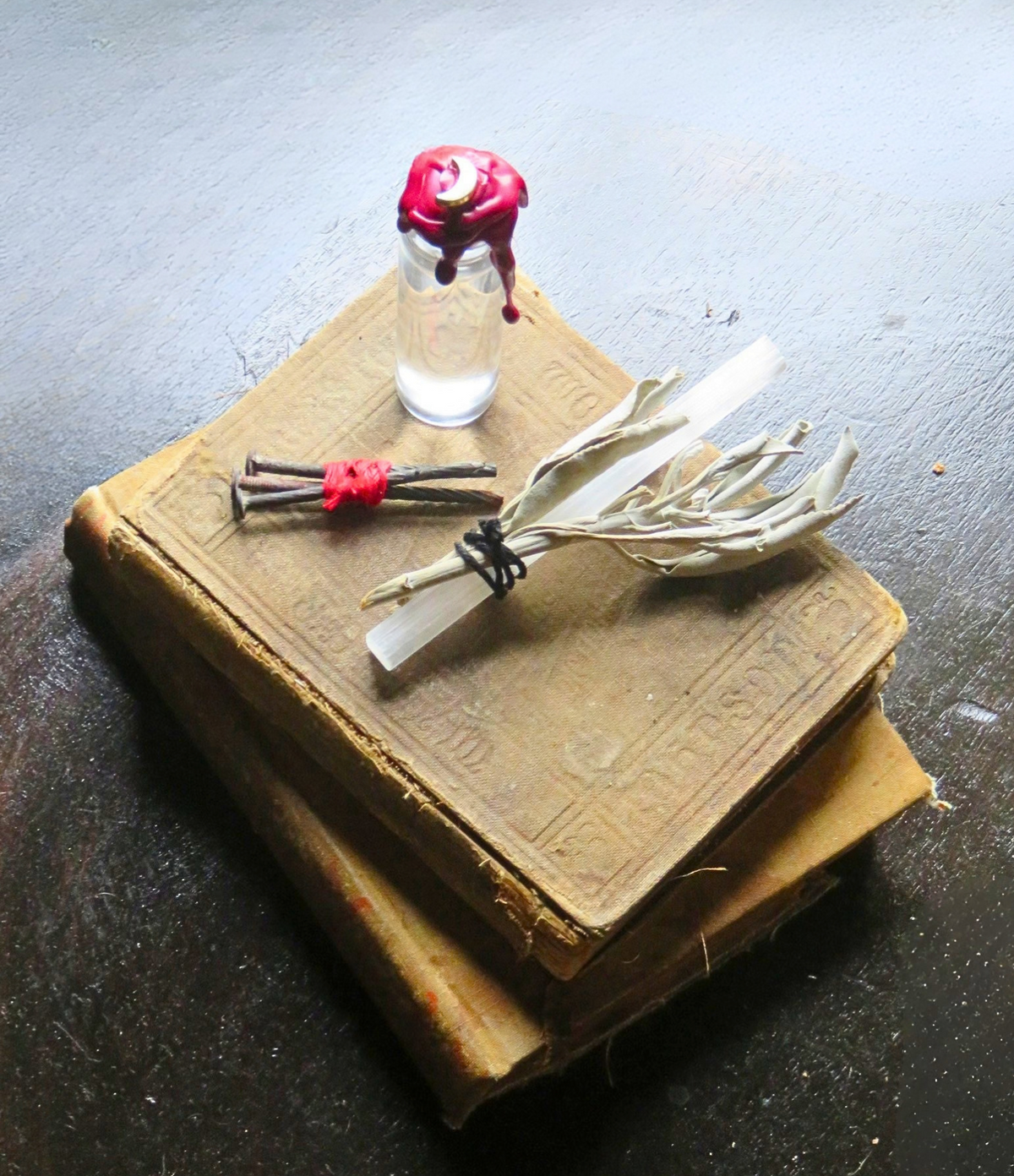 Blood Moon Water, Selenite & Fire-Passed Iron - Under The Blood Moon