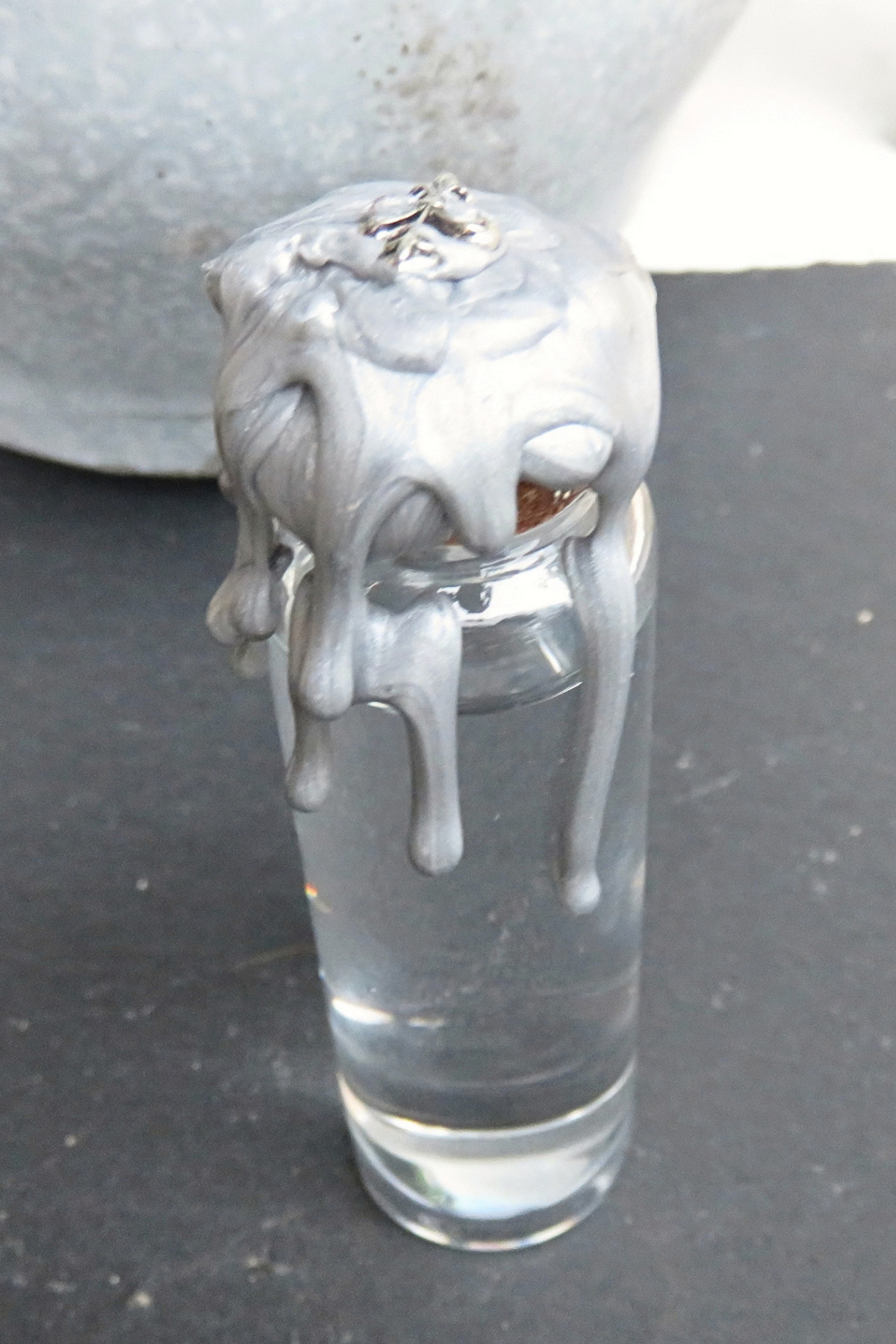 Blue Moon Protection Jar with Amethyst Point & Blue Moon Water Companion