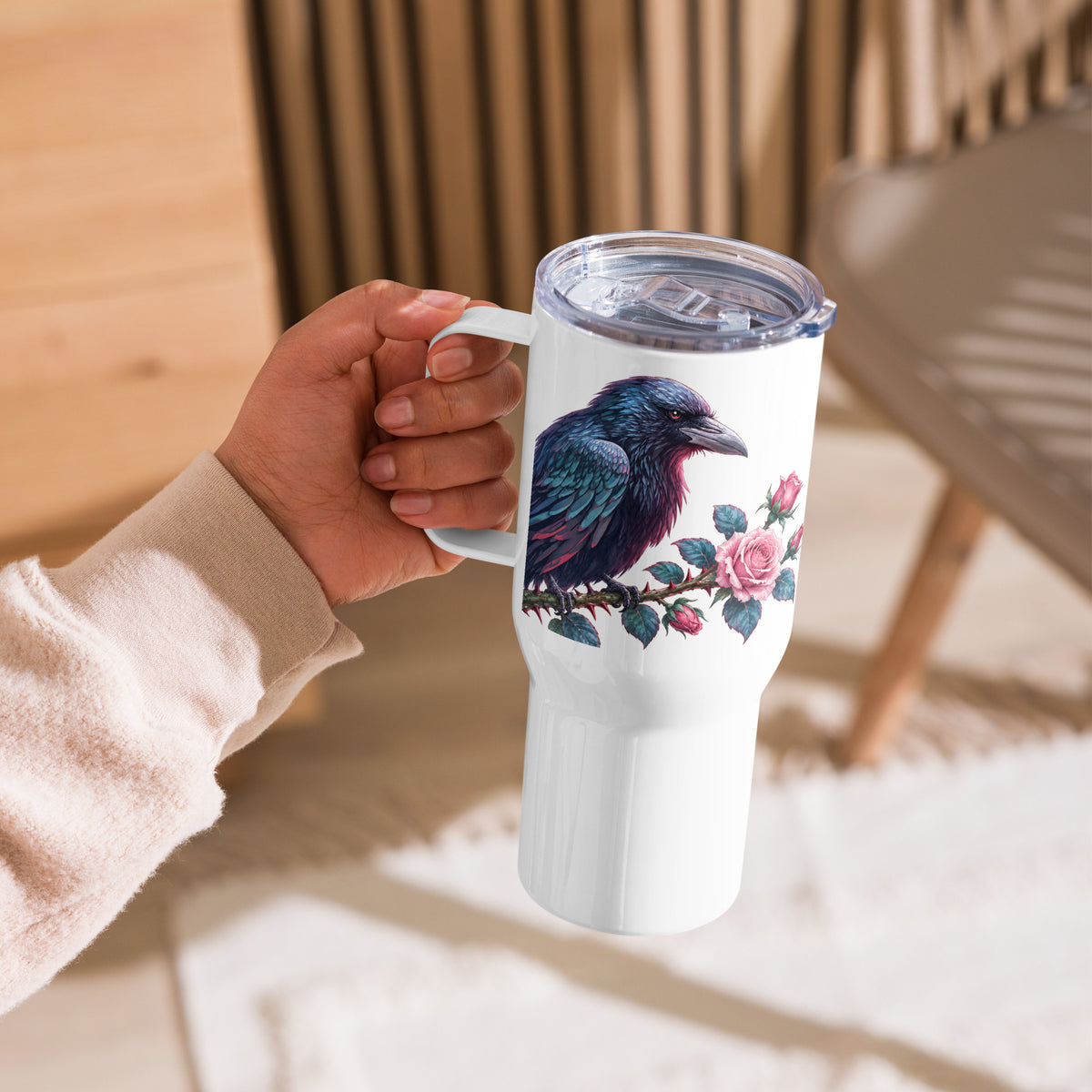 Rose & Raven Travel Mug — B. Rose | First Edition