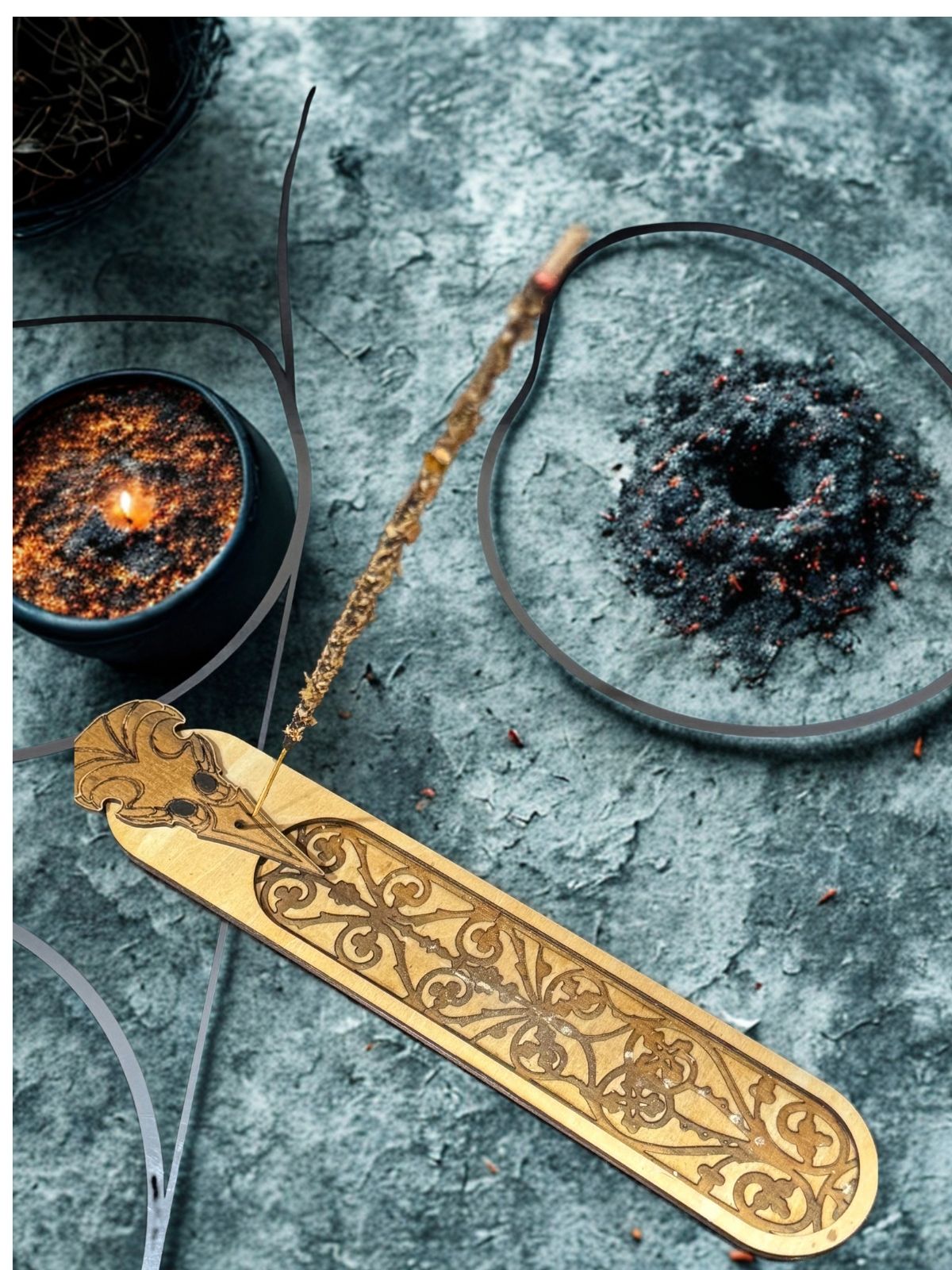 Protection — Botanical Incense Burn Form