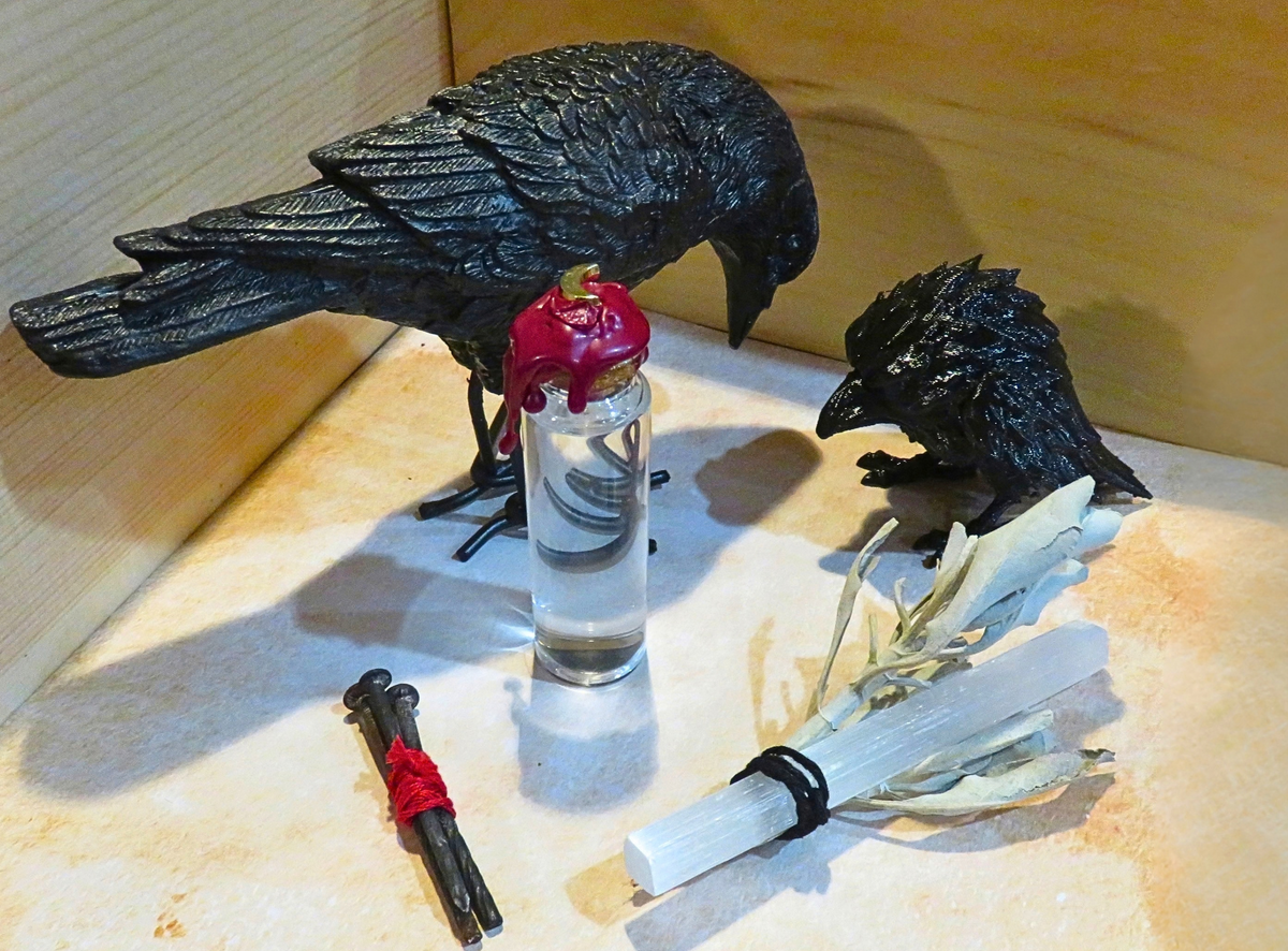 Blood Moon Water, Selenite & Fire-Passed Iron - Under The Blood Moon