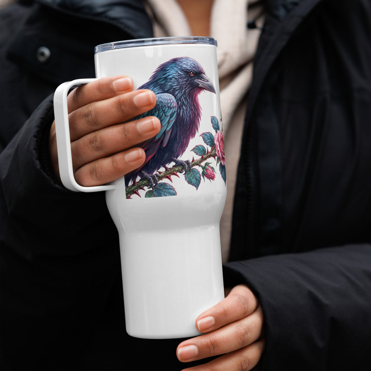Rose & Raven Travel Mug — B. Rose | First Edition